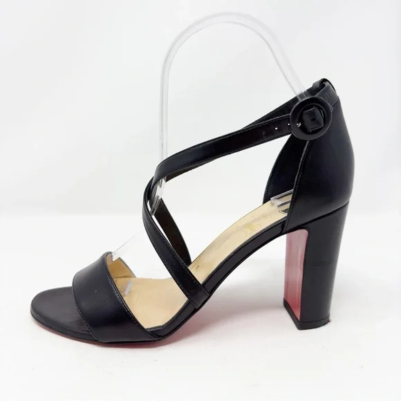 Christian Louboutin Loubi Bee 85 Sandals Heels - Picture 9 of 13